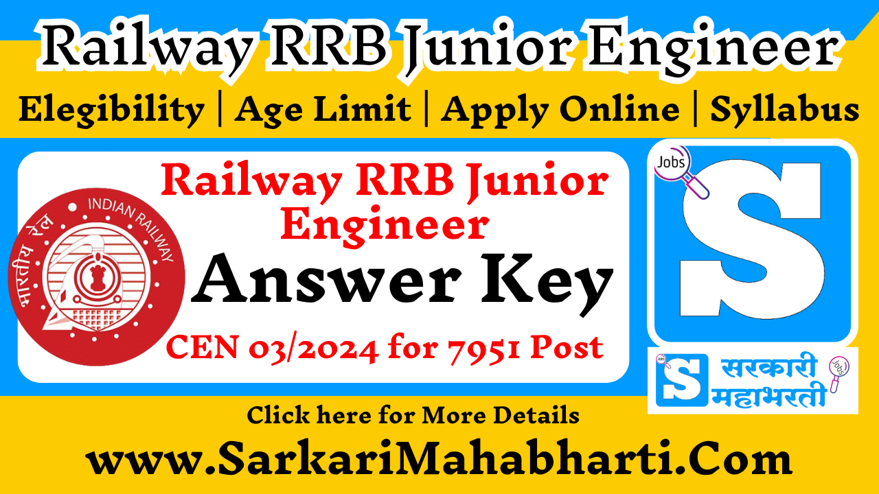 RRB Junior Engineer Answer Key