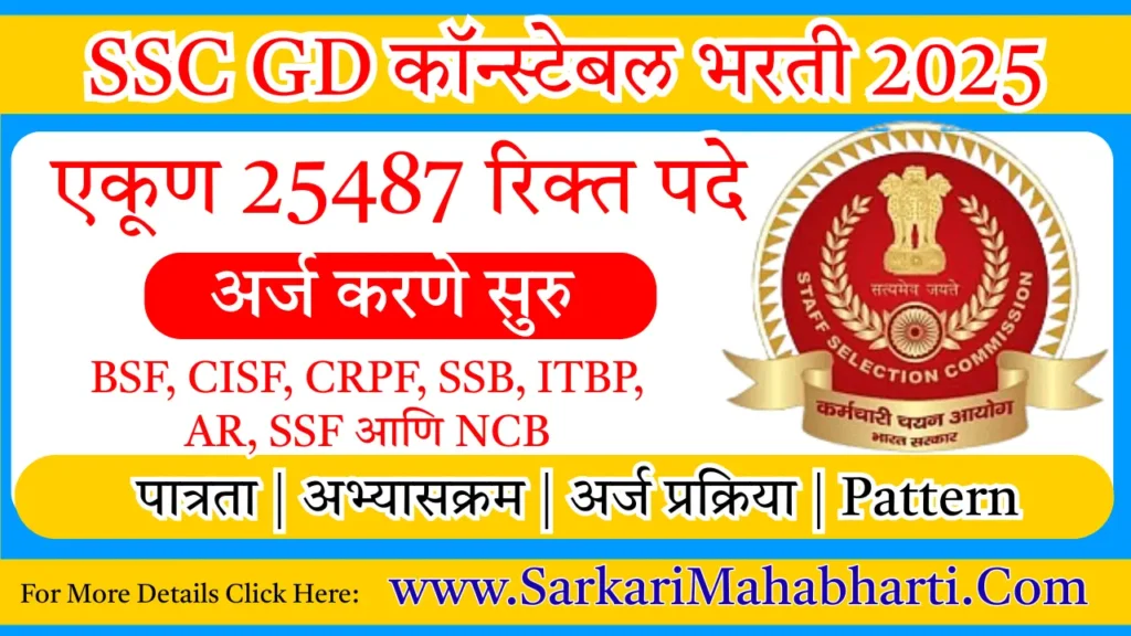 SSC GD Constable Bharti 2026