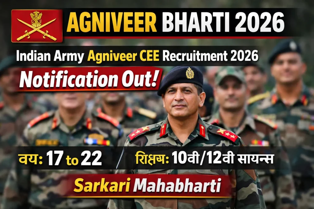 Indian Army Agniveer CEE Recruitment 2026