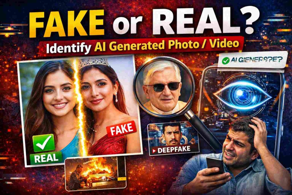 AI Generated फोटो कसे ओळखावे