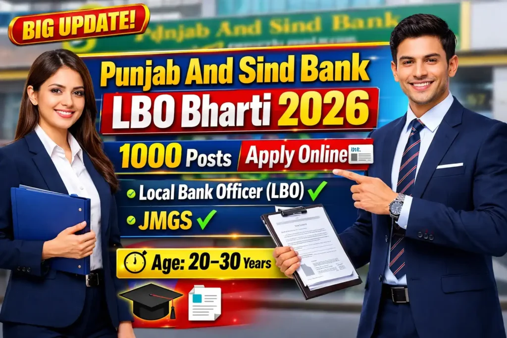Punjab And Sind Bank LBO Bharti 2026