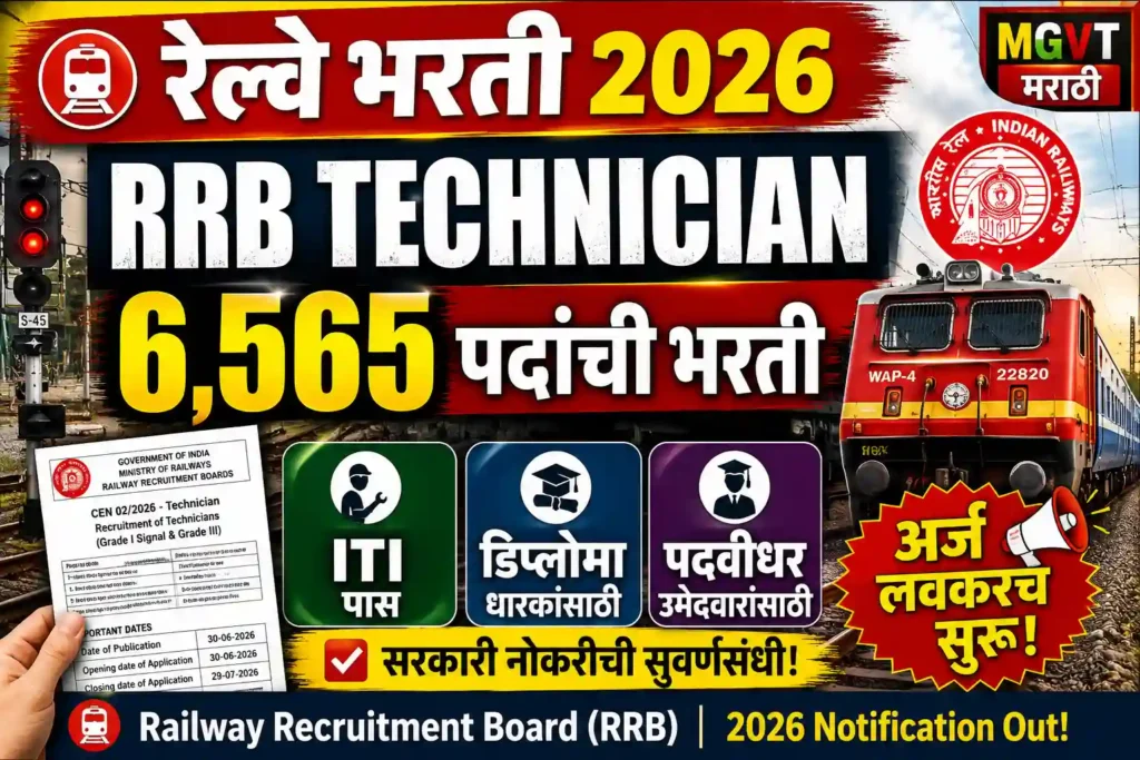 RRB Technician Recruitment 2026