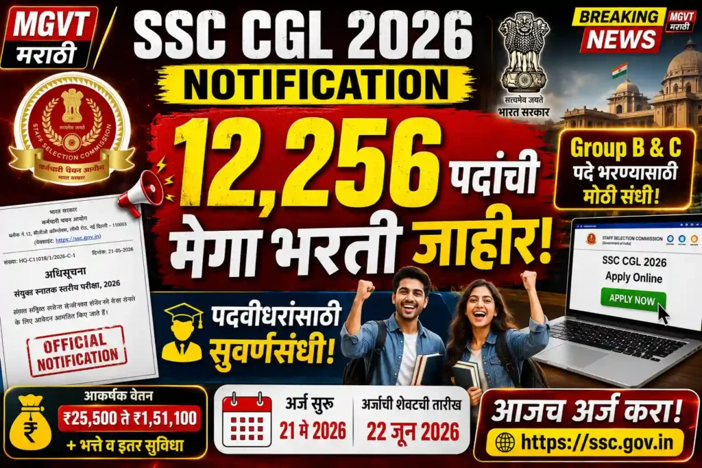 SSC CGL 2026 Notification