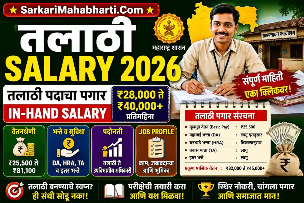 Talathi Salary 2026